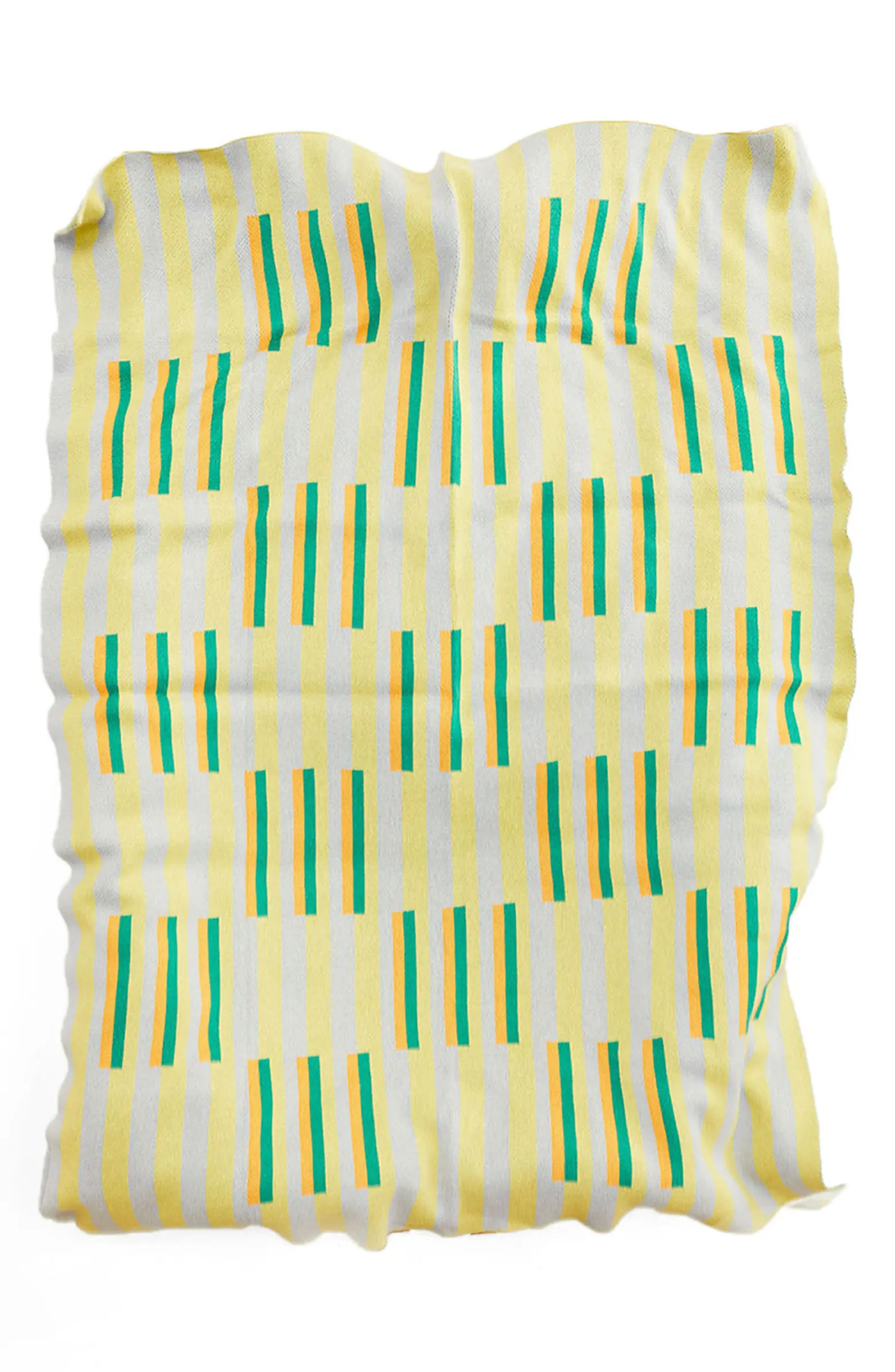 Dusen Dusen Bars Knit Cotton Throw | Nordstrom | Nordstrom
