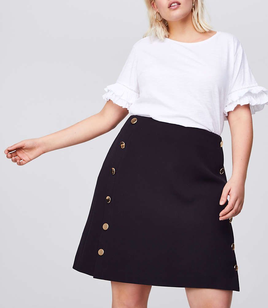 LOFT Plus Sailor Shift Skirt | LOFT