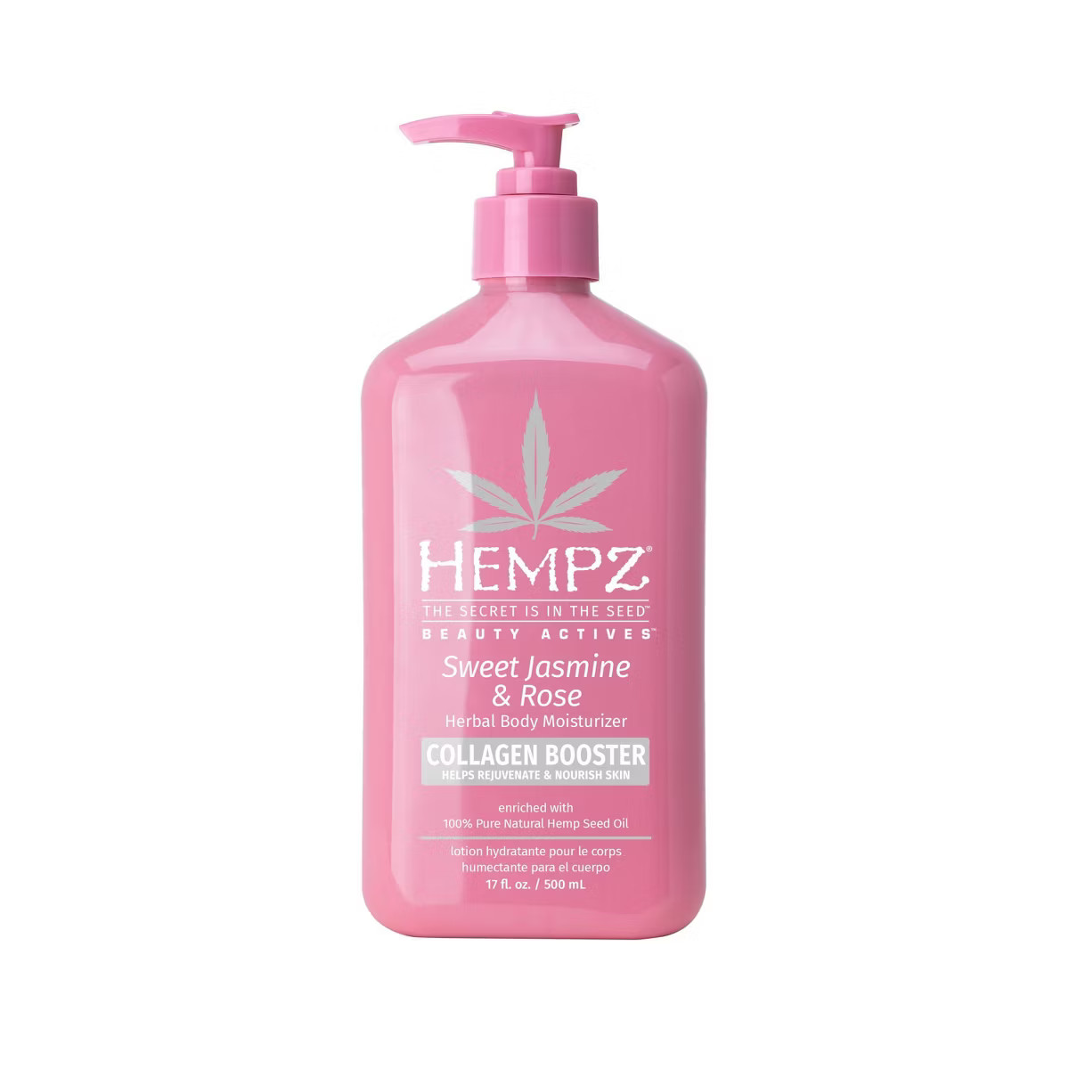 Hempz Beauty Actives Sweet Jasmine & Rose Body Lotion with Collagen Booster | Target