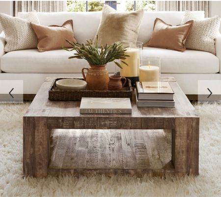 Pottery barn 
Coffee table 
Modern farm 
Rustic coffee table 
Living room style 


#LTKHome #LTKSaleAlert #LTKSeasonal
