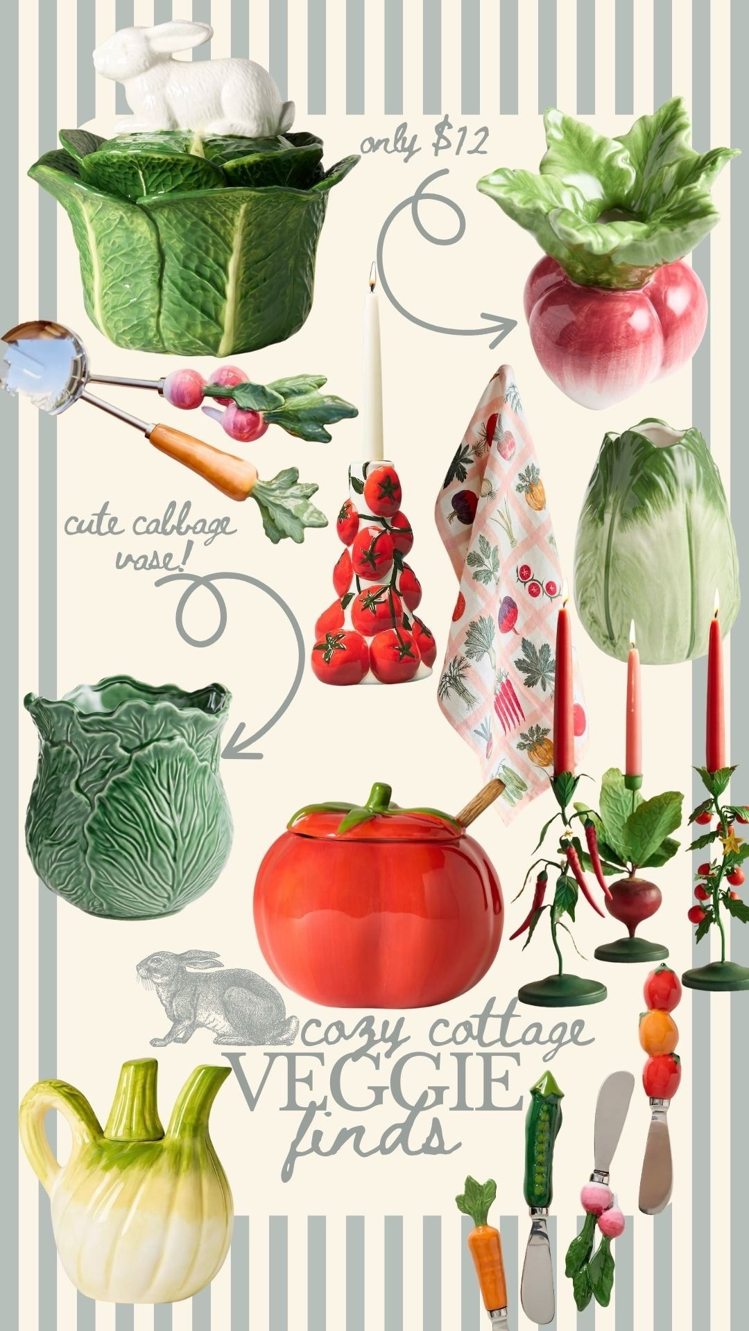 Cozy cottage veggie decor! These pieces make me so happy!

#LTKSeasonal #LTKHome #LTKSaleAlert