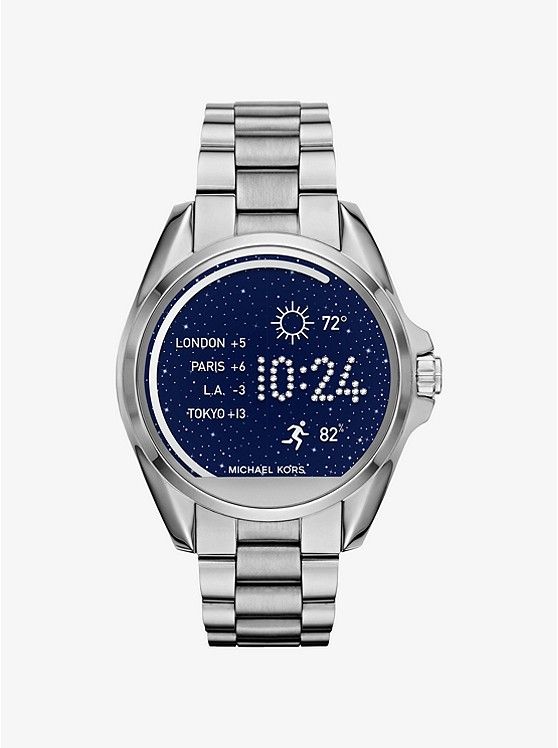 Bradshaw Silver-Tone Smartwatch | Michael Kors US