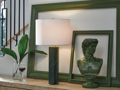 Keegan Table Lamp, Green | Ashley Homestore