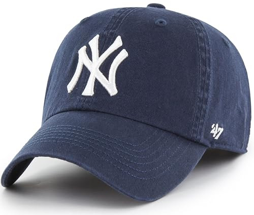 47 MLB Team Color Primary Logo Franchise Fitted Baseball Hat Cap, Unisex Adult - New York Yankees - Navy (Medium) | Amazon (US)