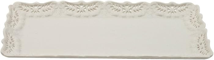 Gracie China by Coastline Imports, Victorian Rose Collection, 15-Inch Loaf Tray, Creamware Fine P... | Amazon (US)