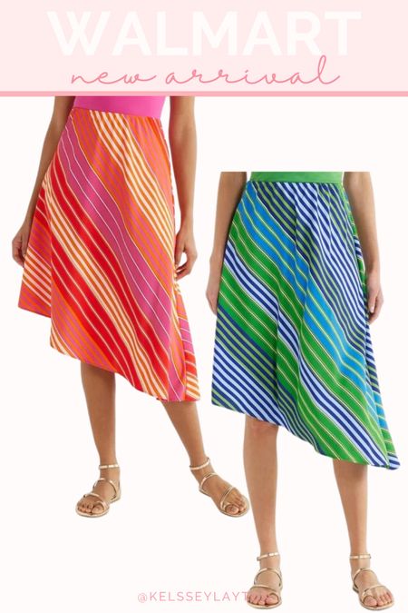 Walmart new arrival, striped midi skirt 

#LTKfindsunder50 #LTKstyletip