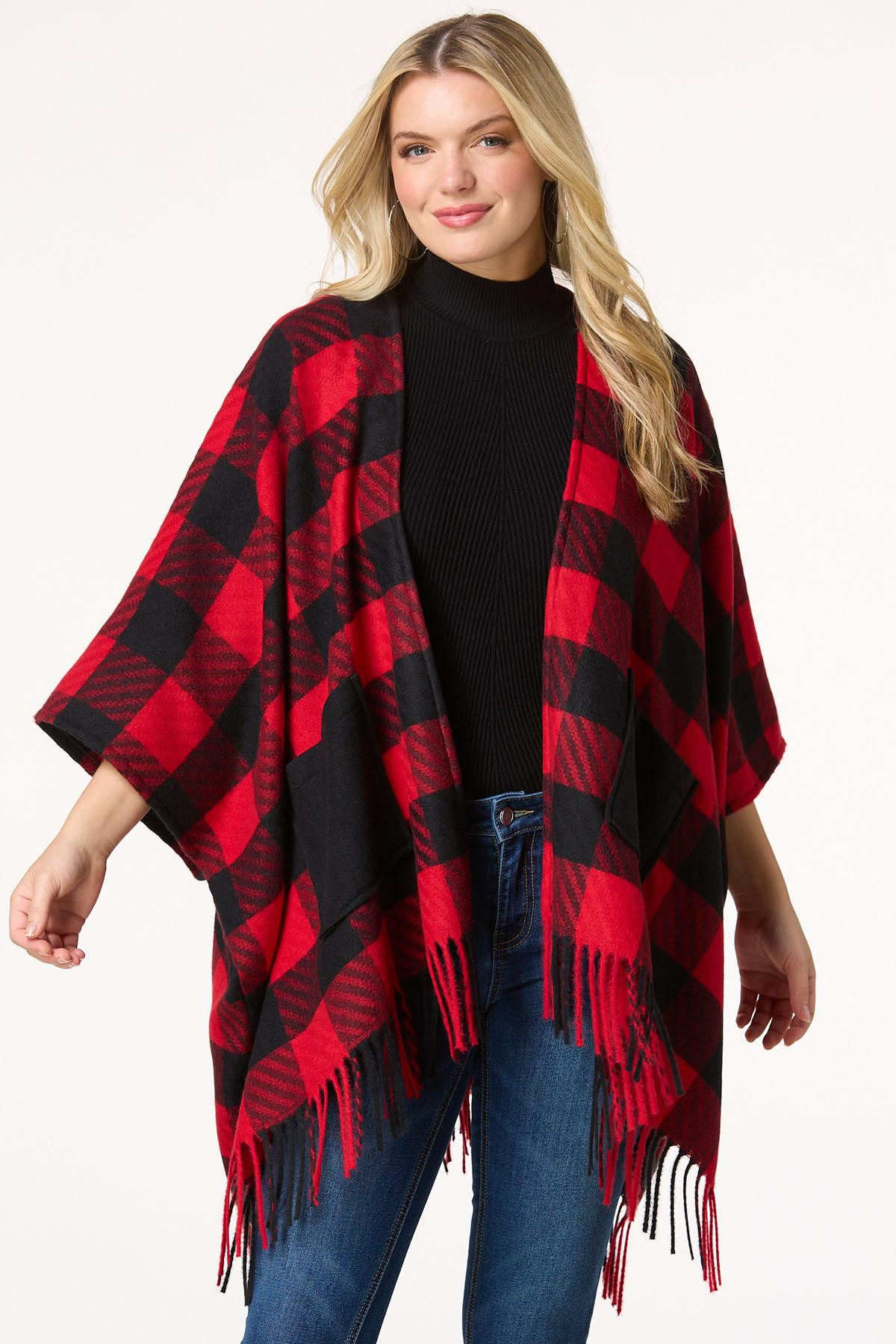 Buffalo Plaid Wrap | Cato Fashions