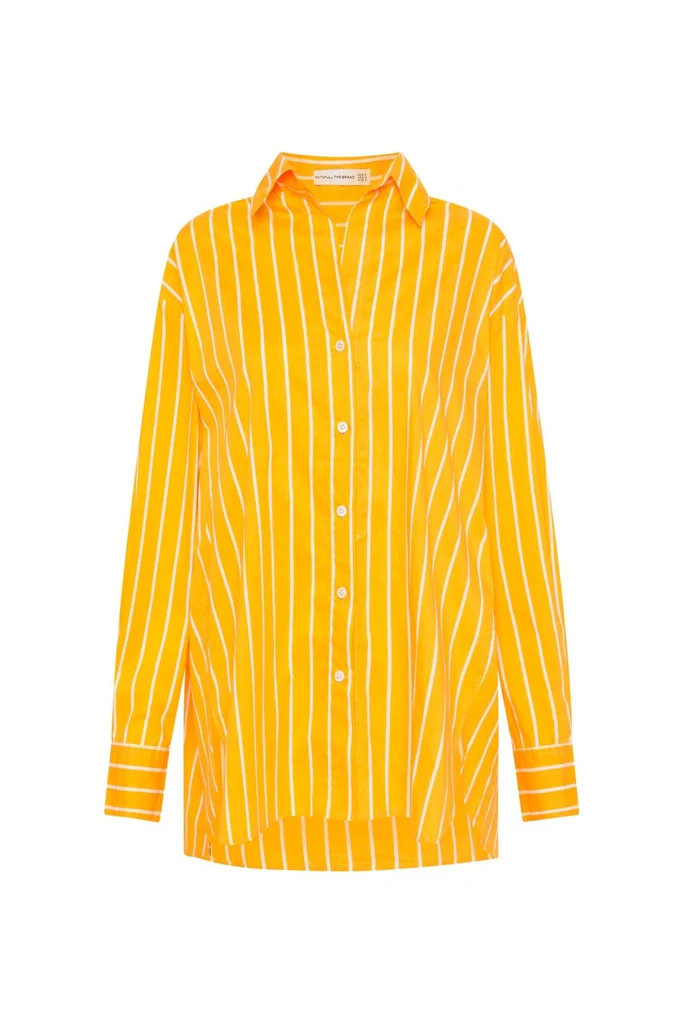 Daija Shirt Adia Stripe Print Citrus | Faithfull (AU)