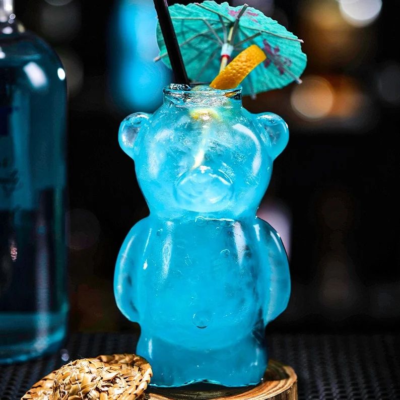 Creative cocktail glass, decorative bubble tea glass, transparent glass for beverages, original t... | Etsy (US)