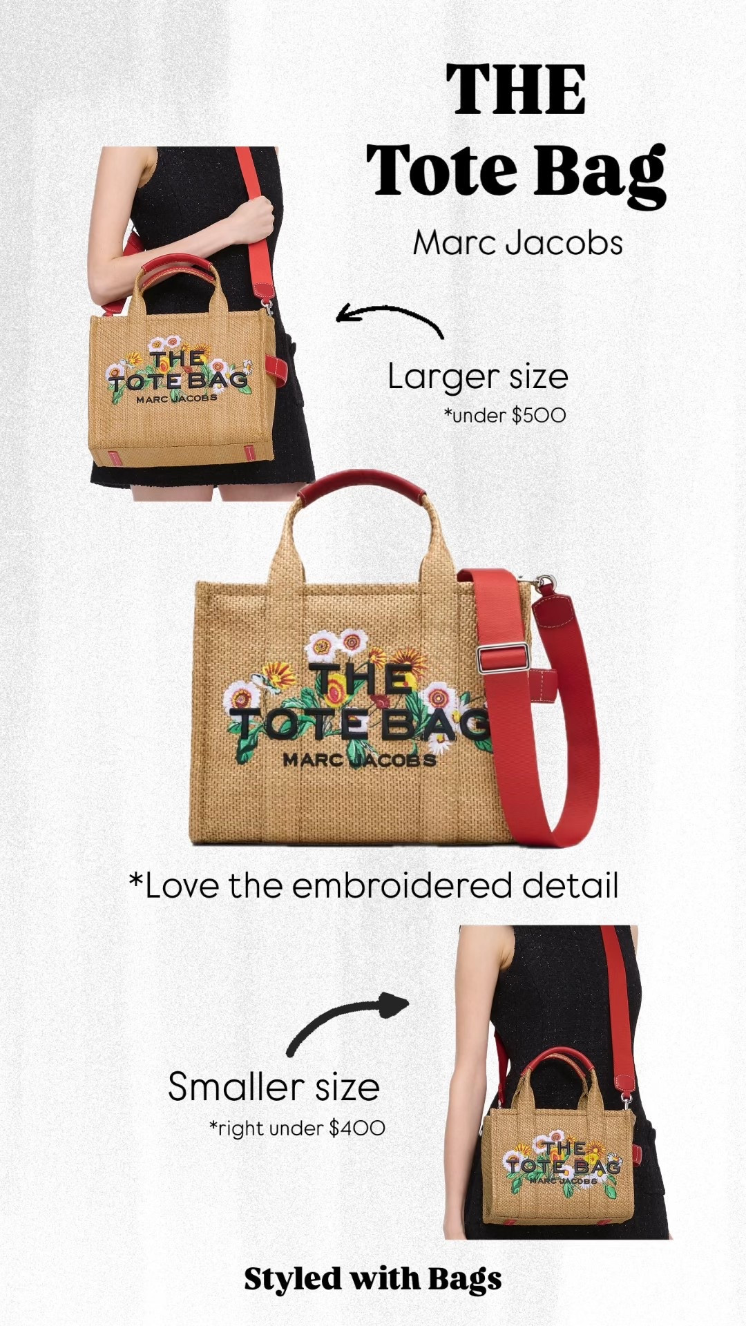 Such a cute summer bag (two sizes) 

Summer bags, Spring bags, woven bags, straw bags, raffia bags, Marc Jacobs bags,  The Tote Bag

#LTKItBag #LTKStyleTip