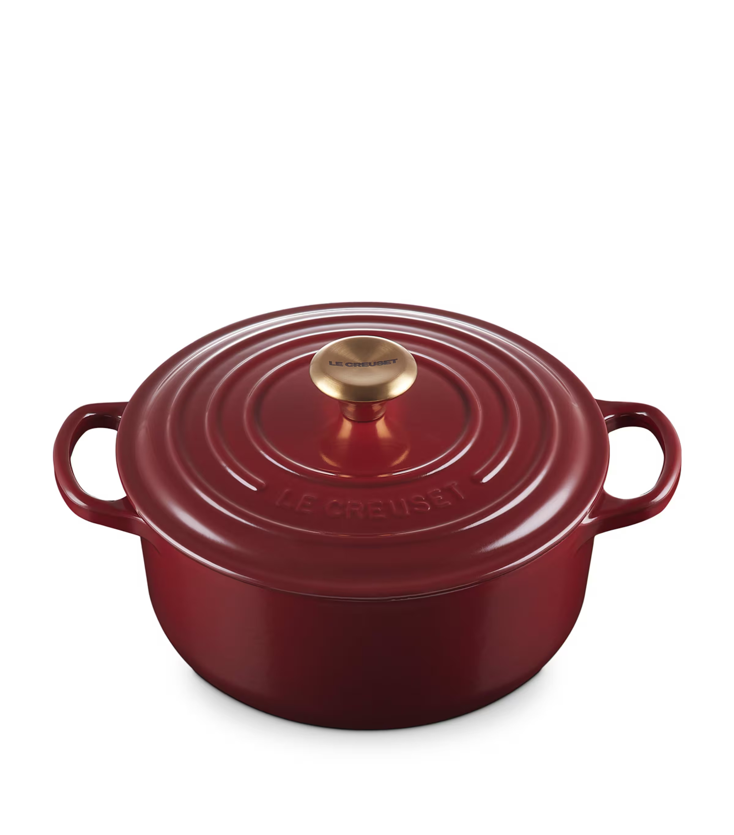 Le Creuset Cast Iron Round Casserole Dish | Harrods