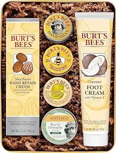 Burt's Bees Christmas Gifts, 6 Stocking Stuffers Products, Classics Set - Original Beeswax Lip Ba... | Amazon (US)