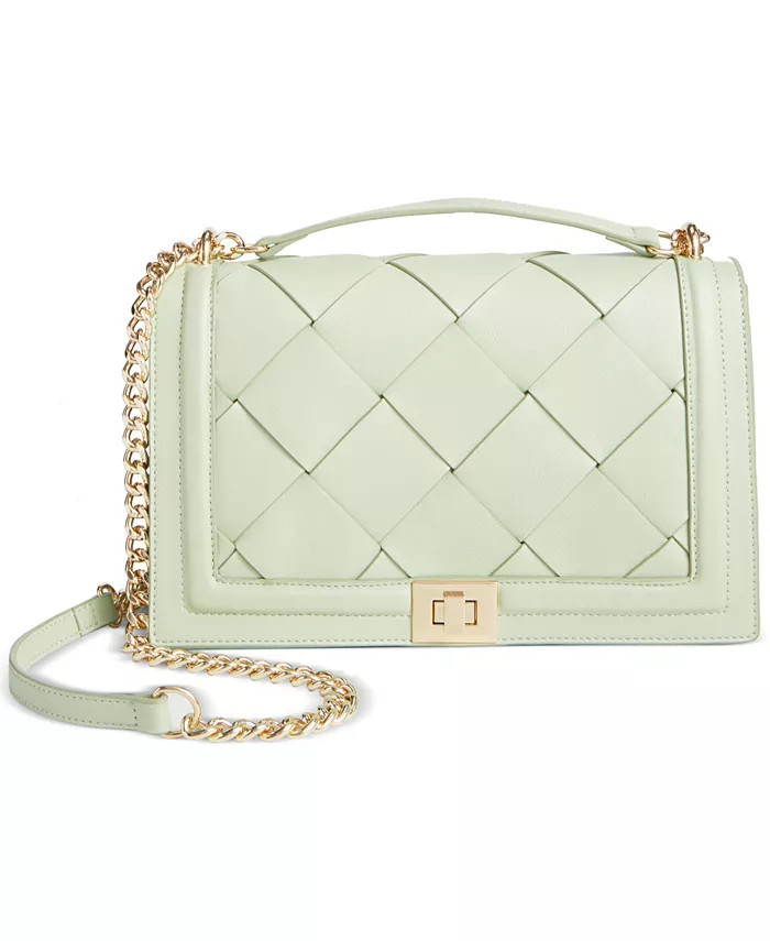 I.N.C. International Concepts Ajae Flap Woven Shoulder Bag, Created for Macy's - Macy's | Macy's