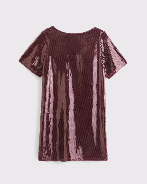 Women's Sequin Tee Shift Mini Dress | Women's Dresses & Jumpsuits | Abercrombie.com | Abercrombie & Fitch (US)
