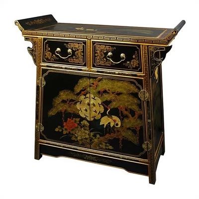 Asian 2 Drawer Altar Accent Cabinet | Wayfair North America