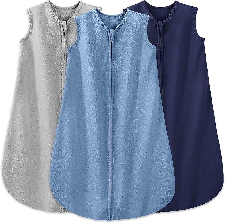 Yoofoss Baby Sleep Sack 6-12 Months Wearable Blanket for Babies 100% Cotton 2-Way Zipper TOG 0.5 ... | Amazon (US)
