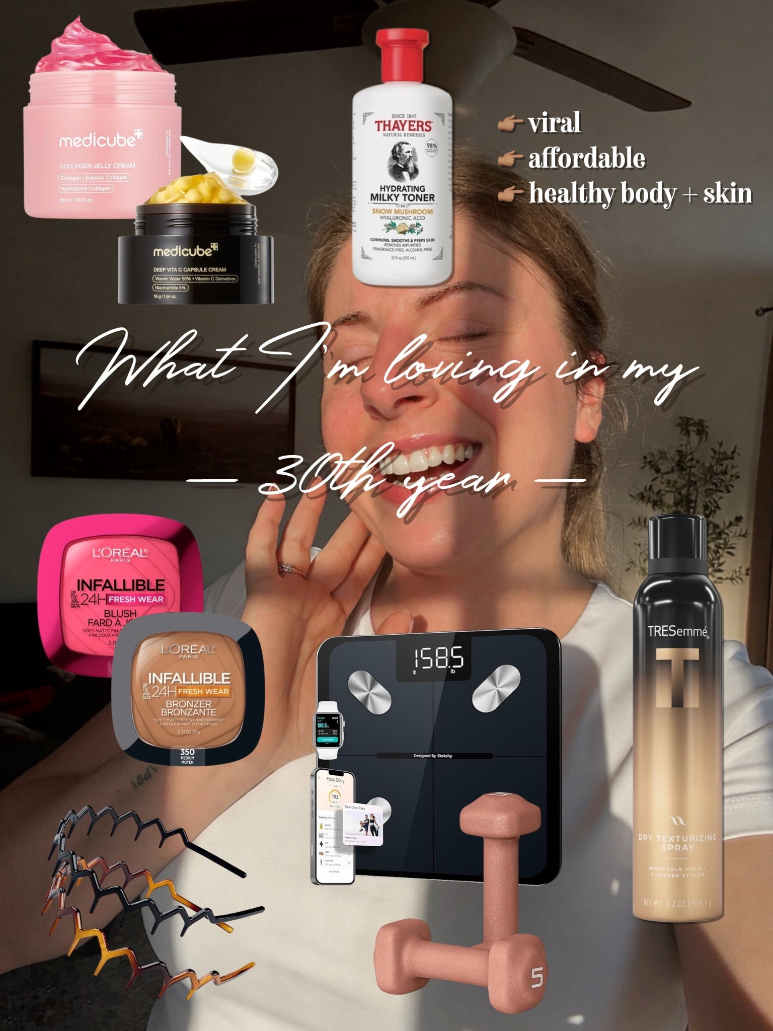 Just some of the things that I cannot get enough of lately 🫶🏽

- L’Oréal is SLAYING their makeup game lately
- Medicube is worth the hype, not overhyped IMO 👏🏽
- Starting my fitness journey after being 3 years postpartum is hard but I’m doing the thing! 🙌🏽



#LTKselfcare #LTKBeauty