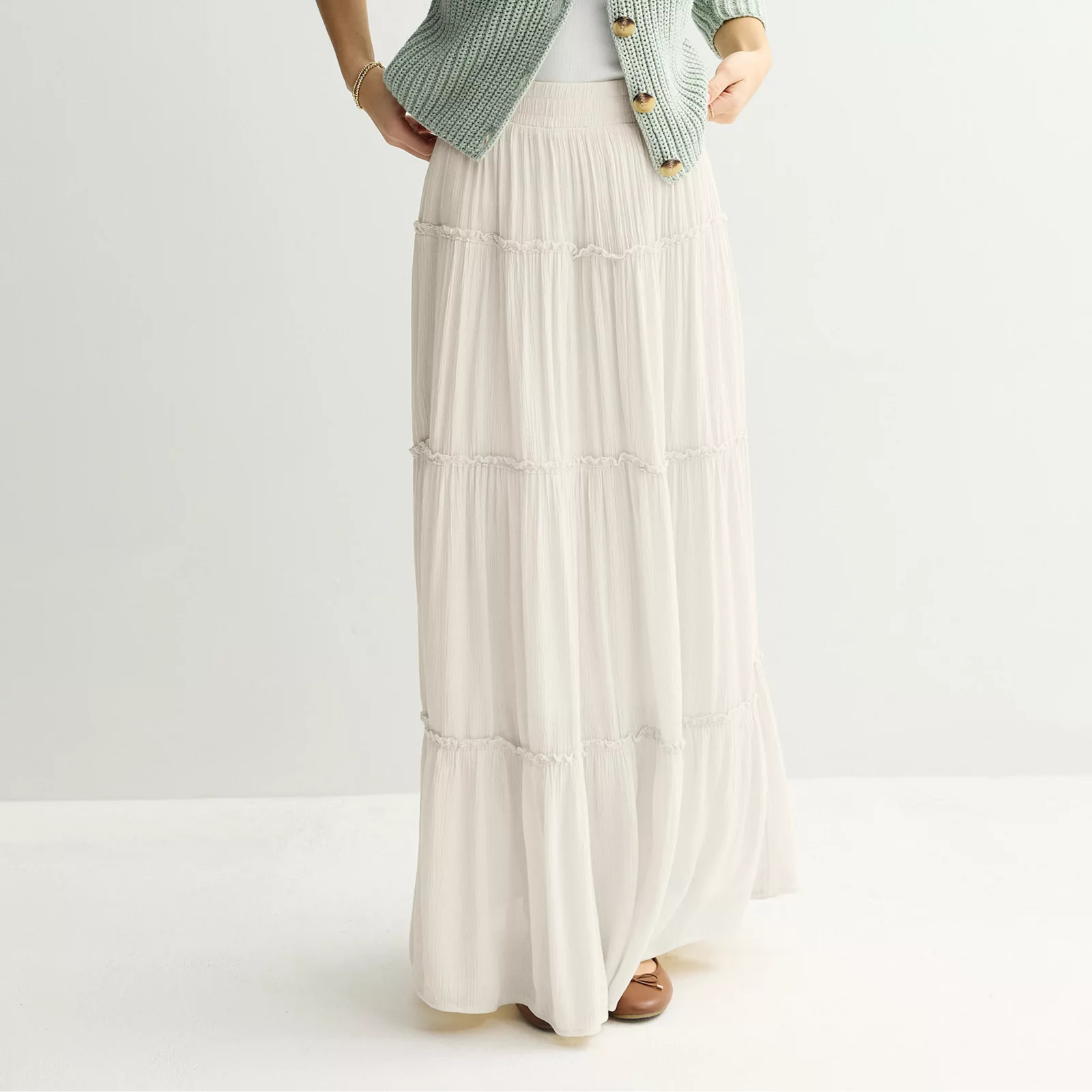 Juniors' SO® Multi Tiered Maxi Skirt | Kohl's