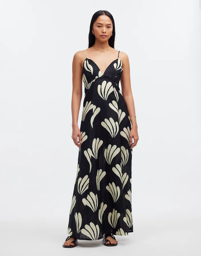 Zulu & Zephyr Palm Linen Dress | Madewell