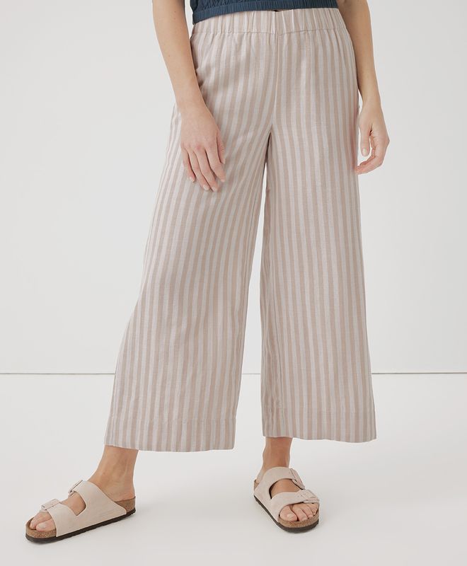 Women’s Coastal Double Gauze Wide Leg Pant made with Organic Cotton | Pact | Pact Apparel