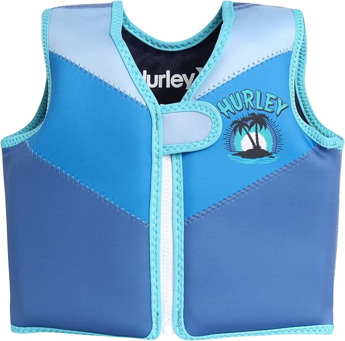Hurley Kids’ Swim Vest – Learn to Swim Safety Float Vest – Swim Trainer Jacket – Toddler/... | Amazon (US)