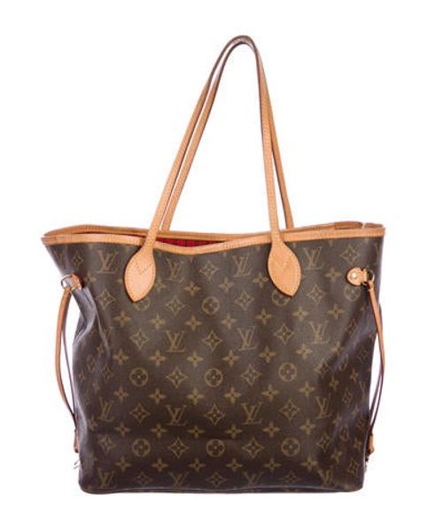 Louis Vuitton 2016 Monogram Neverfull MM Brown | The RealReal