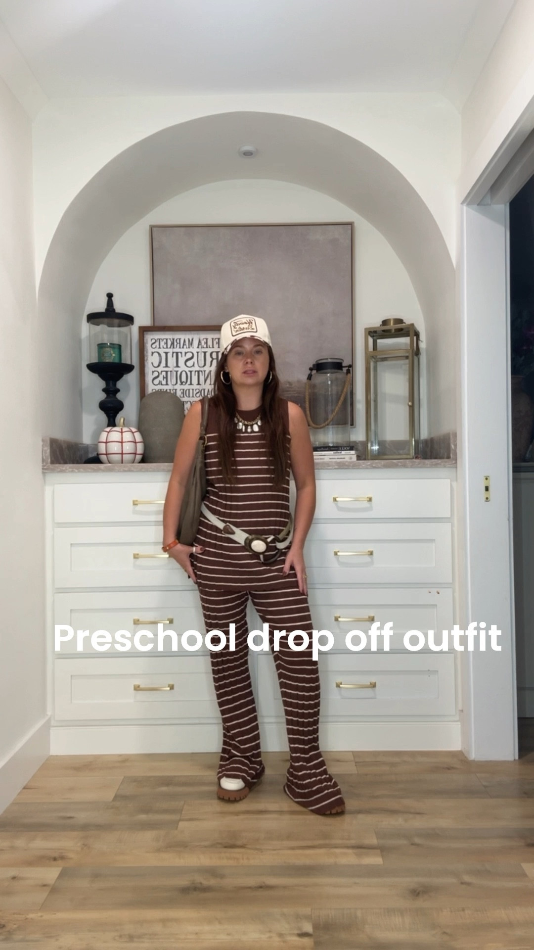 Linked a set that’s super similar, just not striped but also linked some stripe options! Loafers are sooooo comfortable, like a new fav shoe! Run TTS!!! Hat is from local boutique but linked similar options! 

#LTKStyleTip #LTKSaleAlert #LTKFindsUnder50