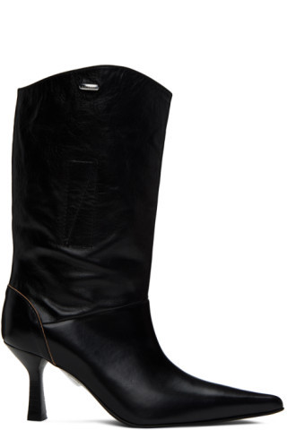 Black Envelope Boots | SSENSE