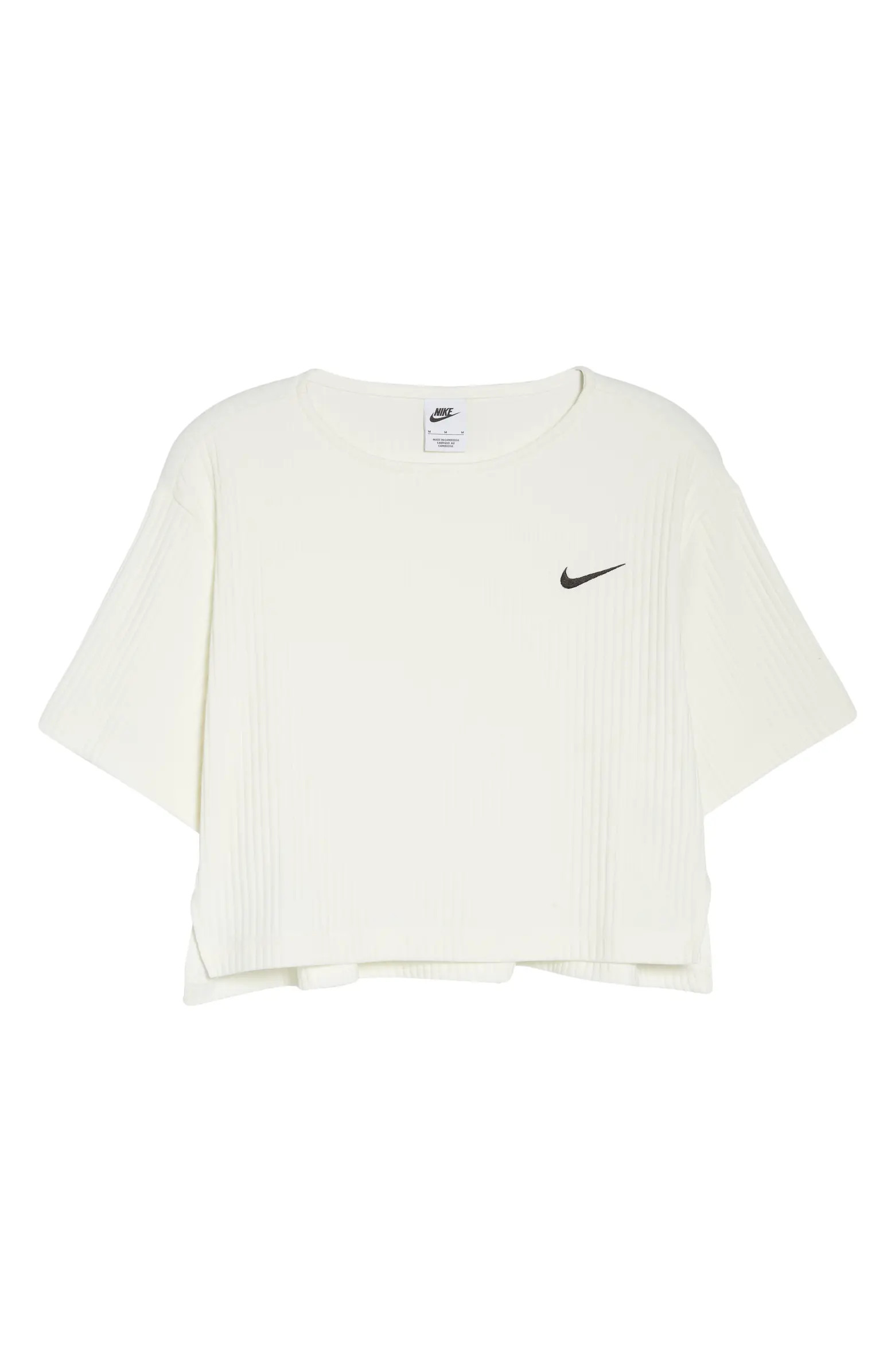Sportswear Rib Jersey Crop Top | Nordstrom
