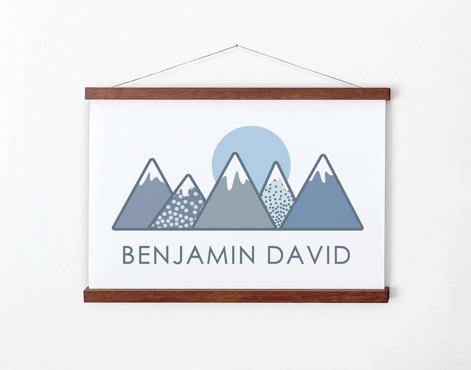 Custom Boys Name Boys Nursery Decor Blue Colored Art - Etsy | Etsy (US)