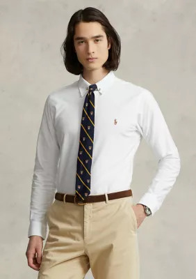 Polo Ralph Lauren Men's Custom Fit Oxford Shirt, White, Medium | Belk