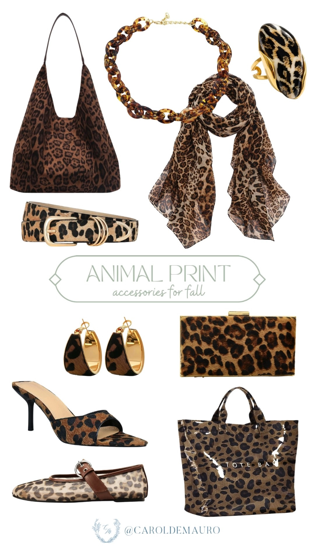 Leopard print is having a major moment this fall and these accessories make it so easy to wear! From bags to boots, this print adds instant polish to any look.

leopard print accessories, animal print fall fashion, leopard bag, tortoise jewelry, fall accessories, leopard boots, statement accessories, fall style inspo

#LTKootd #LTKSeasonal #LTKU