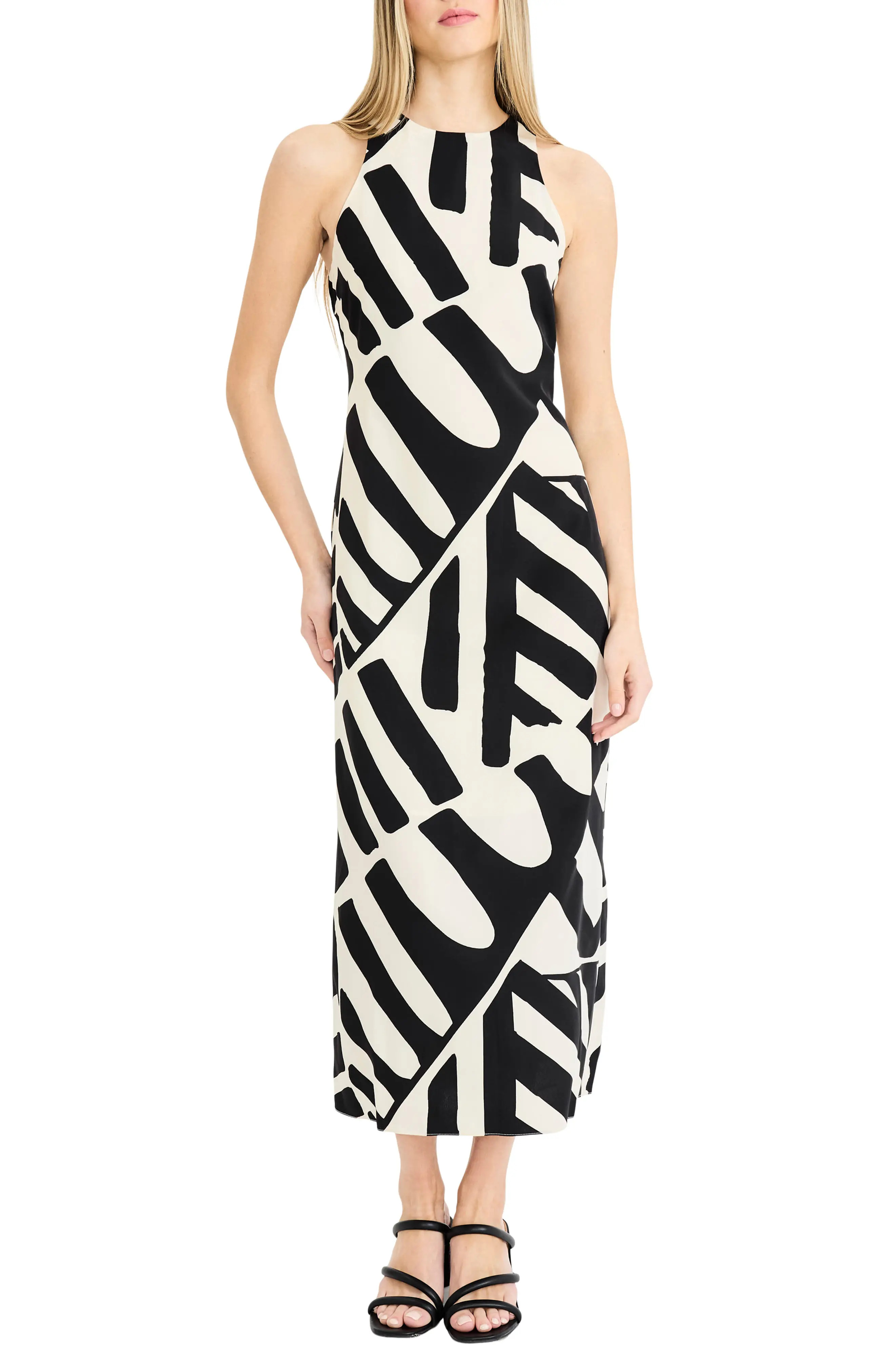 Abstract Print Sleeveless Maxi Dress (Women) | Nordstromrack | Nordstrom Rack