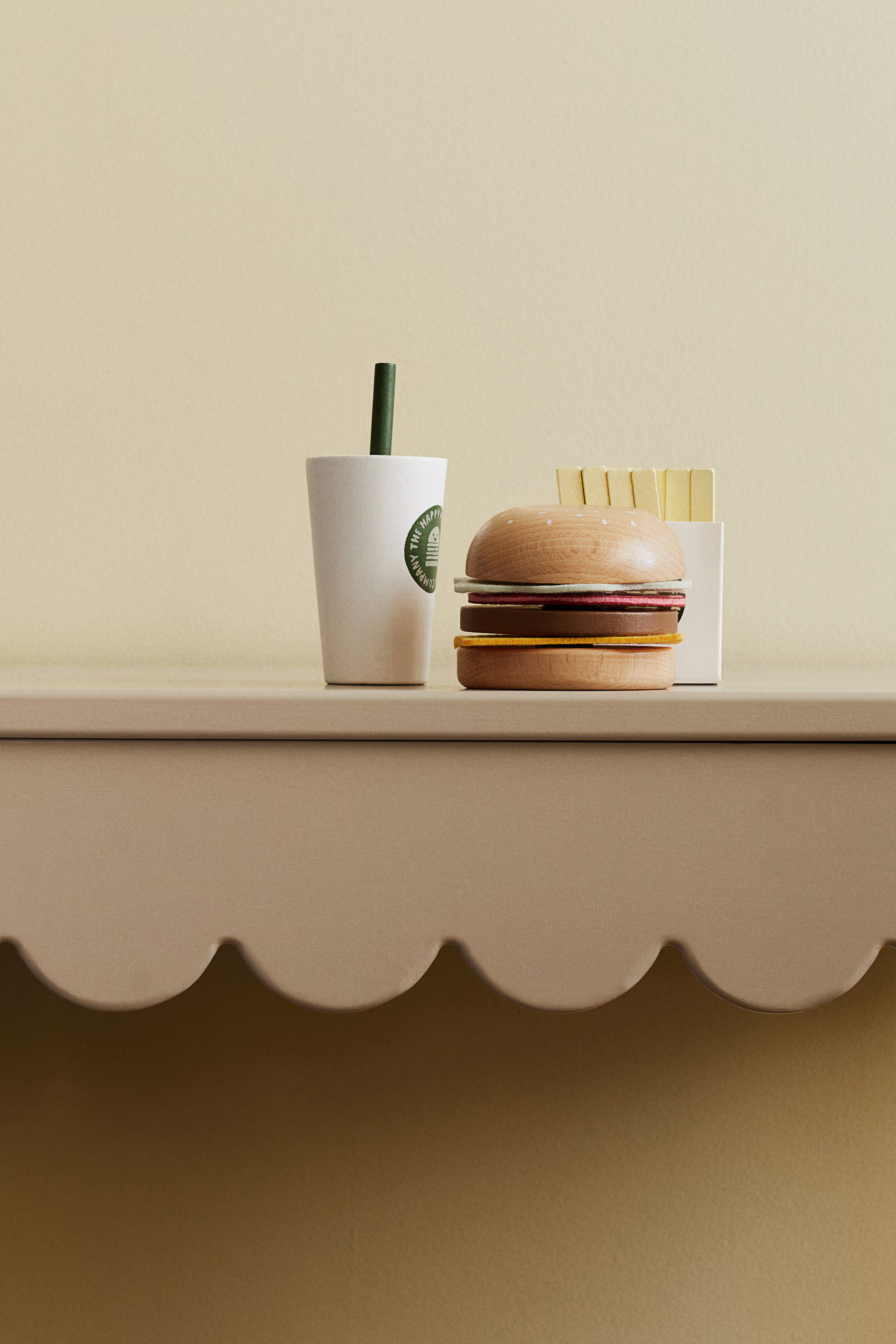 Wooden Toy Set - Beige/hamburger set - Home All | H&M US | H&M (US + CA)