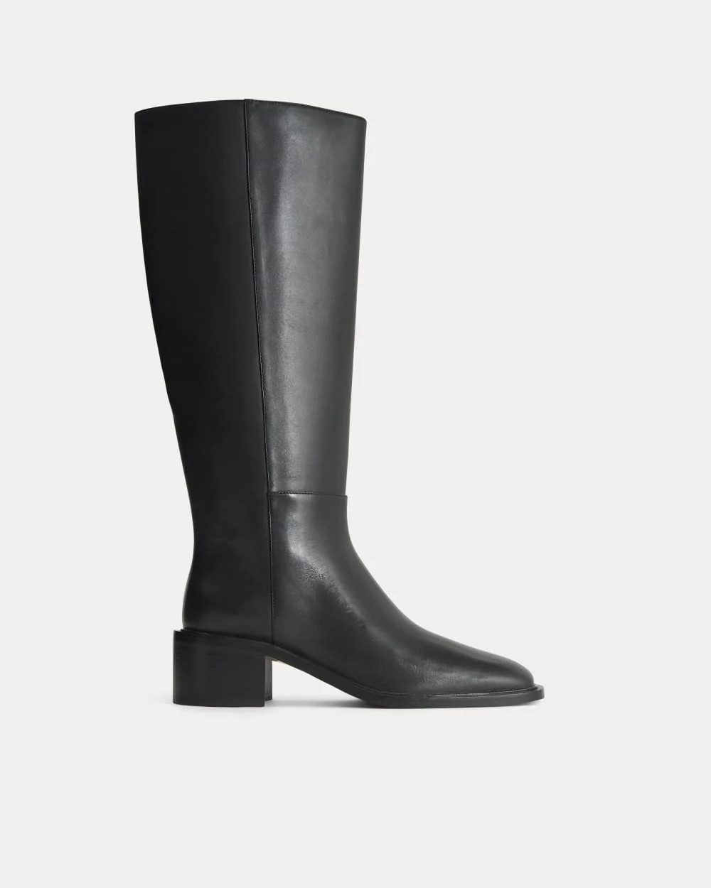 Leather Knee-High City Boot | Black | Everlane
