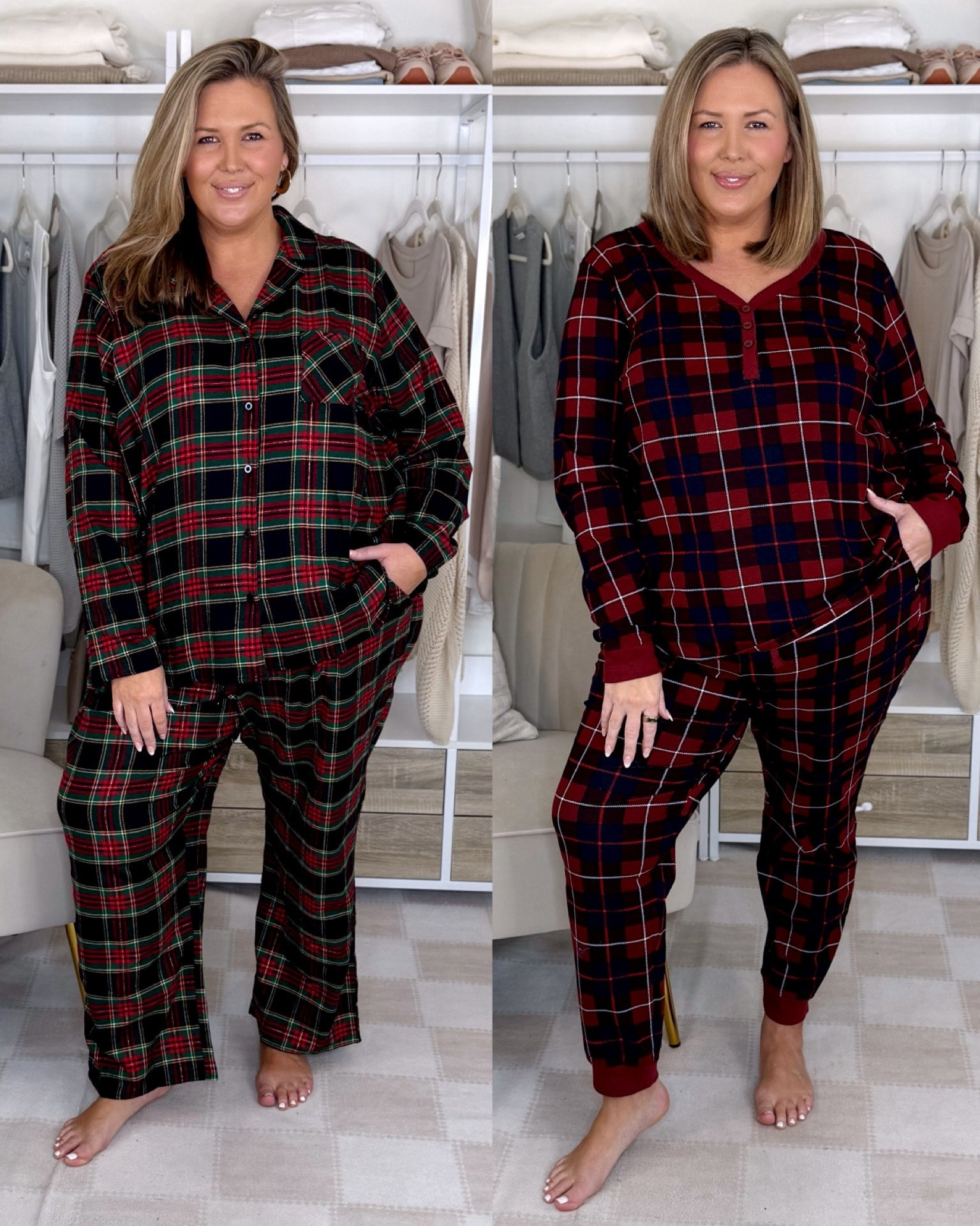 Plus size holiday pajamas! 1. Wearing a 22/24, size up! 2. Wearing the 3X!

Plus size fashion, everyday outfit ideas, trendy fashion, mom style, comfy casual, winter fashion, holiday pajamas

#LTKPlusSize #LTKHoliday #LTKMidsize