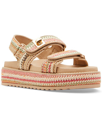 Steve Madden Women's Bigmona Platform Footbed Sandals - Macy's | Macy's