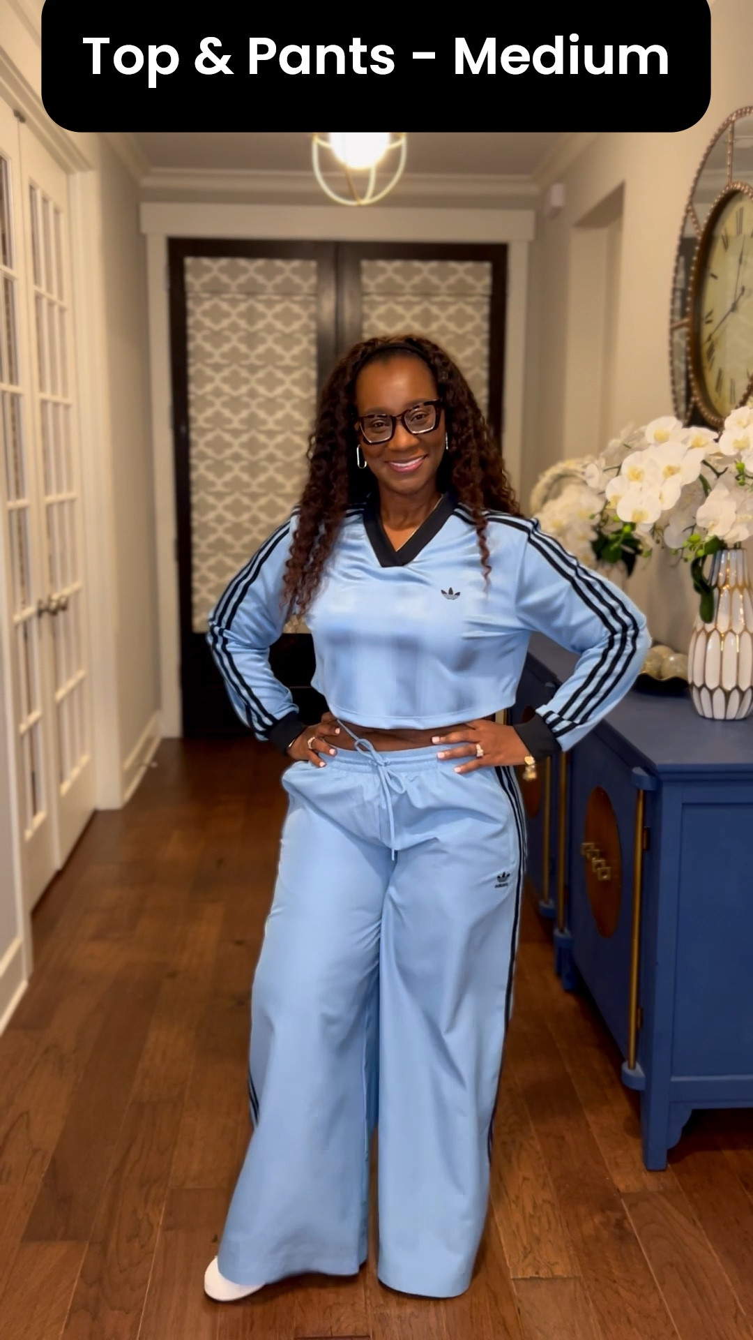 Adidas 🥰 Pants were too long, had to have them hemmed.
Top - Medium
Pants - Medium
5’4 - 178 lbs

#LTKgrwm #LTKootd #LTKMidsize