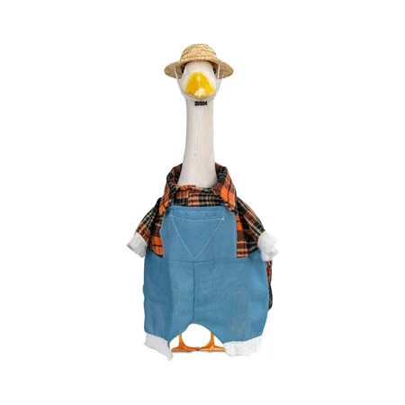 HuiXinOu Large Outdoor Garden Goose Decor, 23 Inch Porch Patio Lawn Decoration for Holiday Season, Water Resistant | Walmart (US)