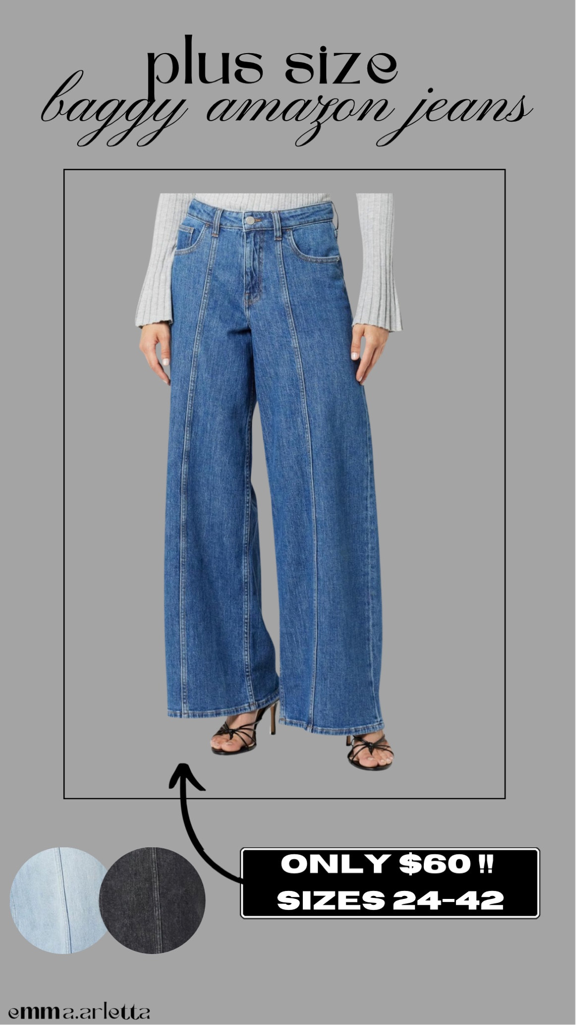 Found some affordable baggy jeans that are actually baggy !!! 👏🏼 

Jeans, plus size denim, baggy jeans, winter outfit, amazon fashion, plus sizee

#LTKplussize #LTKstyletip #LTKmidsize