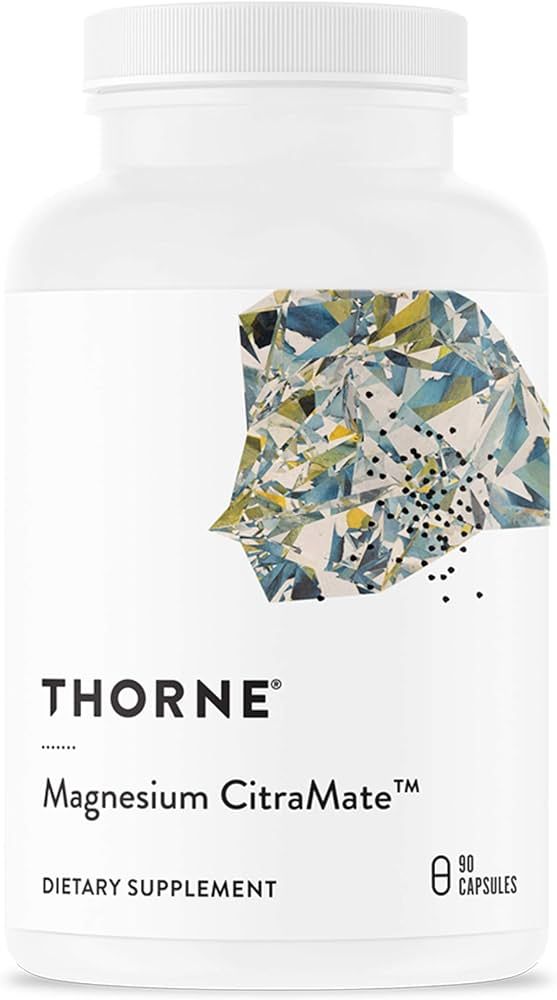 THORNE Magnesium CitraMate - Magnesium Supplement with Citrate-Malate - Support Heart, Skeletal M... | Amazon (US)
