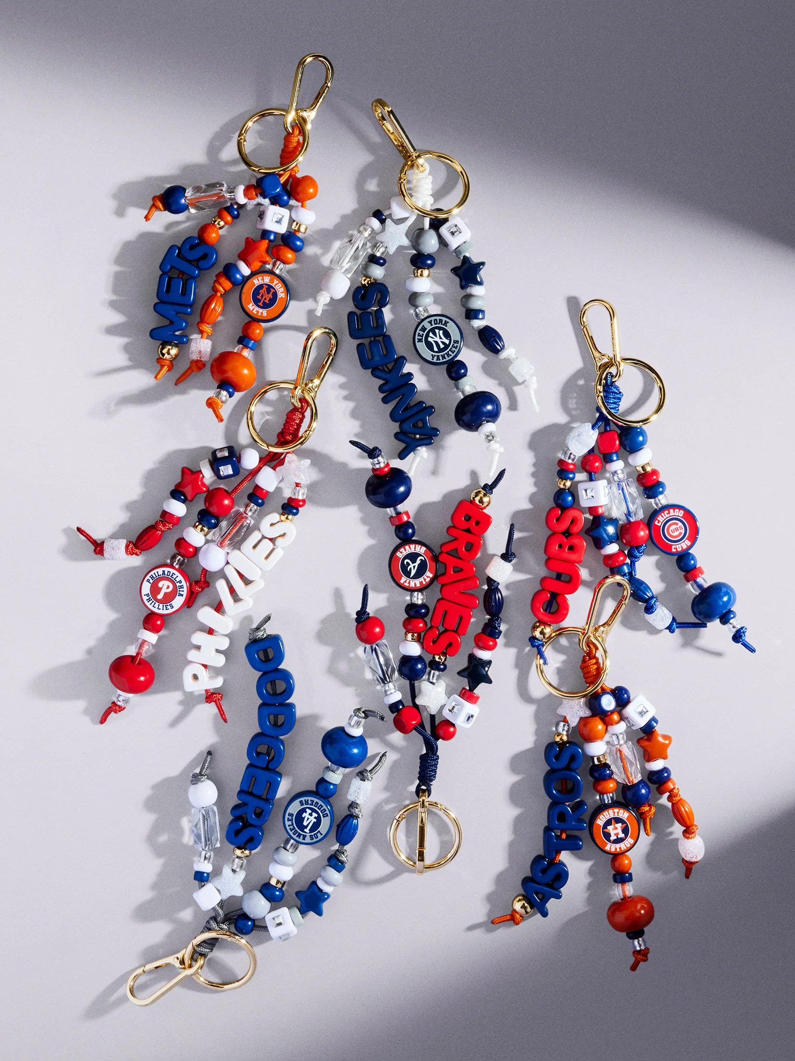 MLB Beaded Bag Charm - New York Yankees | BaubleBar