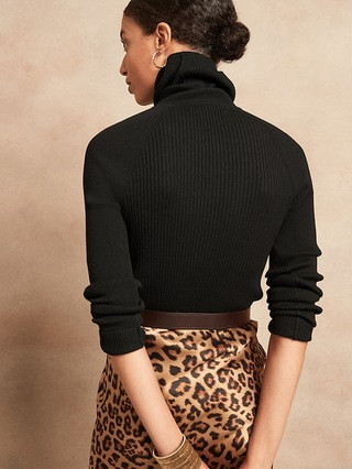 Ribbed Turtleneck Sweater | Banana Republic (US)