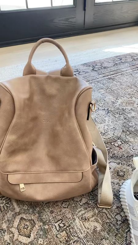 Amazon multi-purpose backpack bag — color here is apricot.



#LTKstyletip #LTKfindsunder50
