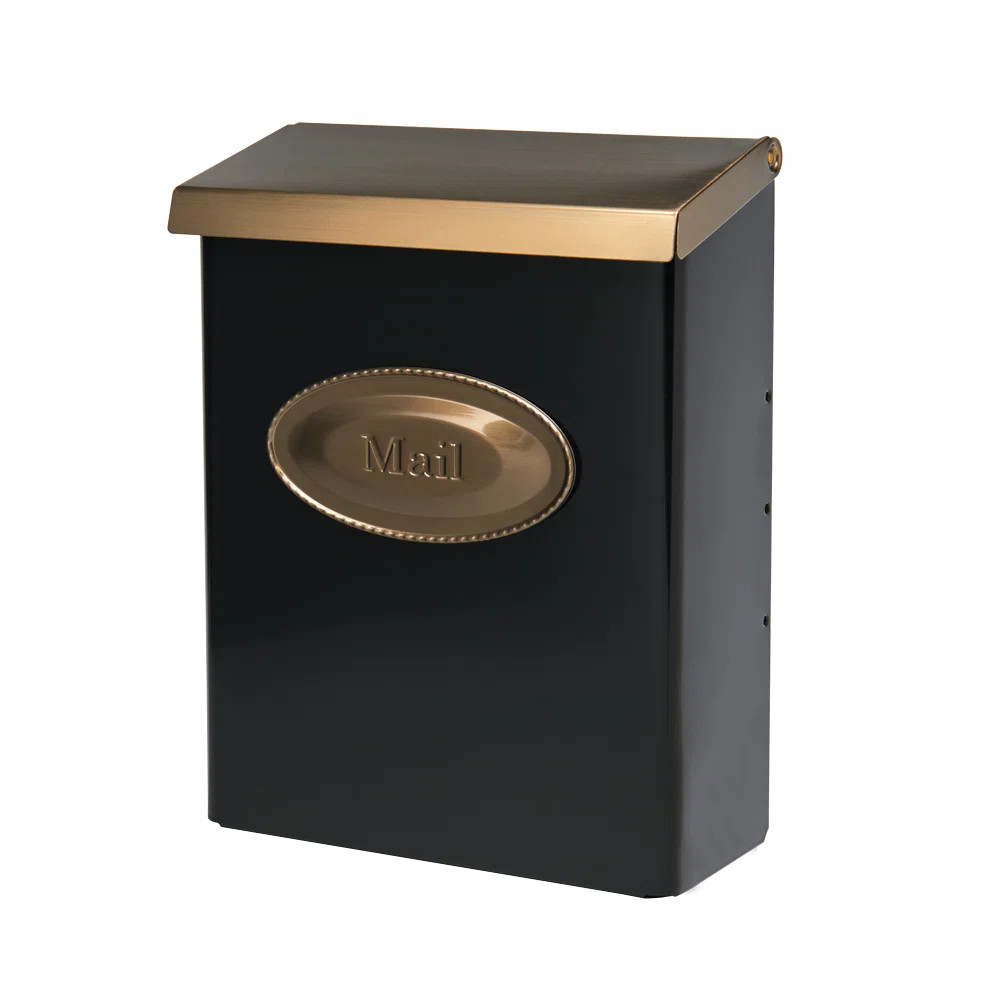 Designer Vertical Wall-Mount Locking Mailbox | Wayfair North America