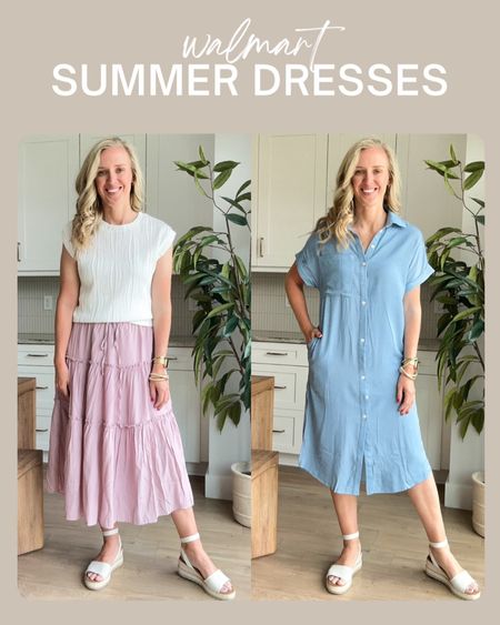 Walmart summer dresses, size medium dress, skirt and top 

#LTKSaleAlert #LTKMidsize #LTKFindsUnder50
