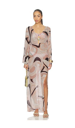 Cin Cin Hotline Moonstone Maxi Dress in Blush,Beige. - size XS | Revolve Clothing (Global)