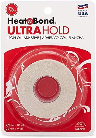 HeatnBond UltraHold Iron-On Adhesive, 7/8 Inch x 10 Yards | Amazon (US)