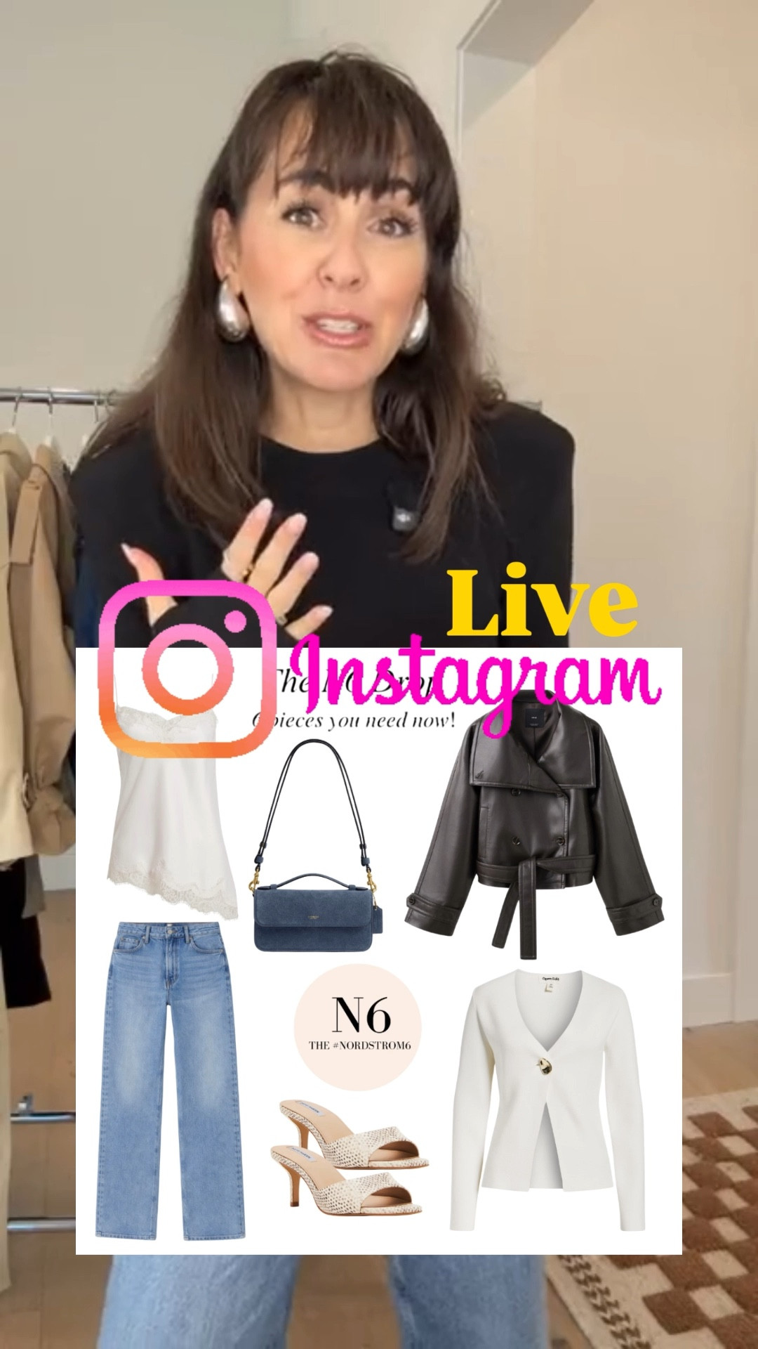 That Nordstrom 6 February drop. Comment shop for the details on everything I shared during this session.