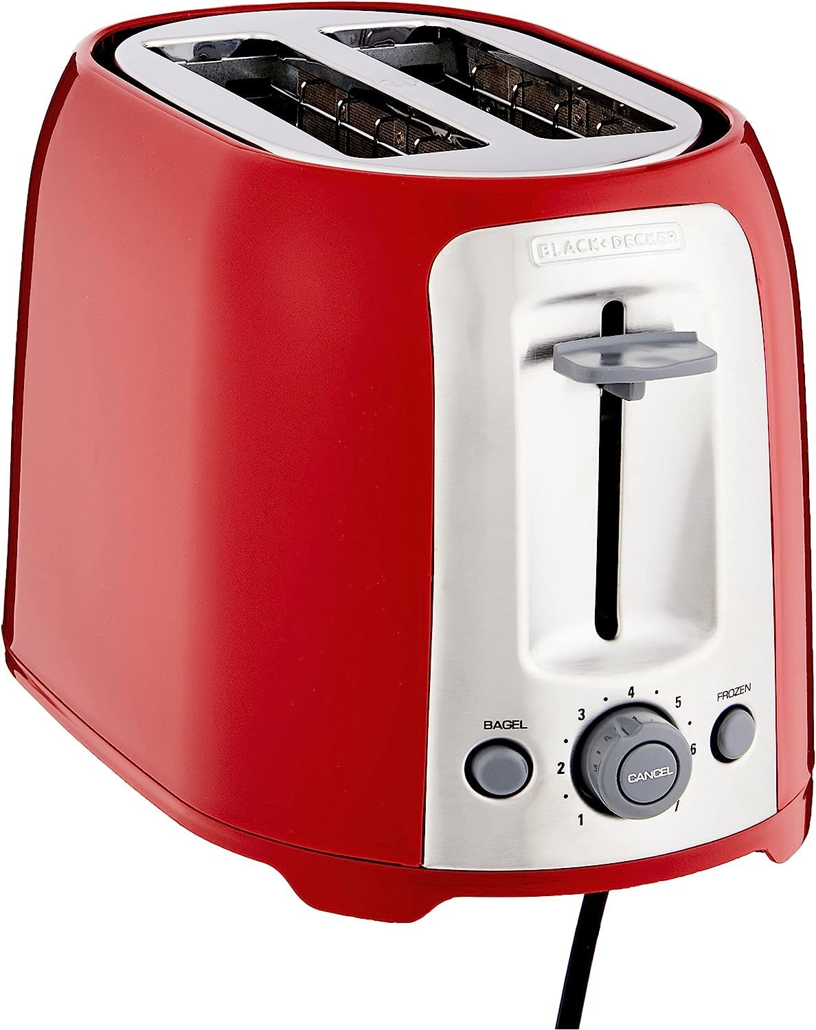 BLACK+DECKER 2-Slice Toaster, Red, TR1278RM | Amazon (US)